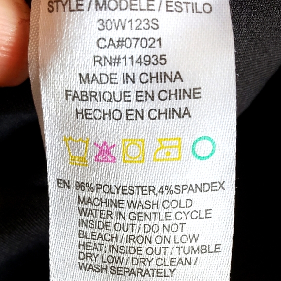 Femme by Design Black Baggy Dress Cargo Trousers Silver Ankle Snap Women S-L NWT - Picture 11 of 11